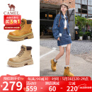 骆驼（CAMEL）【山丘2.0】大黄靴女户外马丁靴 L24W469610 土黄 37