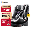 bebebus儿童安全座椅领航家汽车用0-8岁婴儿宝宝车载360度旋转 千岩灰