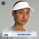 lululemon丨Fast Paced女士前侧加高空顶遮阳帽速干芯吸 LW9FM7S 白色 O/S