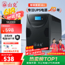 山克SK2000 ups不间断电源2000VA/1200W家用办公电脑稳压应急备用ups电源