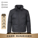 博柏利（BURBERRY）新品男士隐藏式连帽尼龙羽绒服上衣外套男装礼物男80955861 炭黑色马术骑士徽标提花 2XL