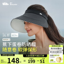 蕉下（beneunder）遮阳帽女防晒帽子太阳帽黑胶空顶帽防紫外线夏季蛋卷收纳便携黑