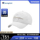 Champion美国冠军鸭舌帽男女 潮流休闲时尚防晒运动棒球帽帽24SSA33 白色 