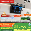 老板（Robam）【爆款小黑翼D1P】顶侧双吸超薄抽吸油烟机26风量变频大吸力以旧换新国家补贴20%可配燃气灶