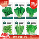 北蔬 蔬菜种子种苗大全生菜香菜菠菜夏季阳台菜籽 6种叶菜类蔬菜种子