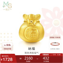 周生生520礼物黄金转运珠福袋足金情侣手串不含红绳手链89197C定价