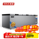 妮雪冰柜商用家用冷柜卧式大容量全冷冻柜展示柜冷冻冷藏大冰柜 2288铜管双机智能长3000x960x840mm