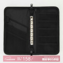 无印良品（MUJI）聚酯纤维护照夹带透明内袋 黑色