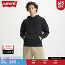 Levi's【商场同款】李维斯男士连帽卫衣LOGO刺绣百搭 黑色 38479-0115 M