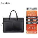 Samsonite/新秀丽公文包男士大容量商务手提包头笔记本电脑包 NP8 黑色