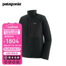 巴塔哥尼亚（Patagonia）男士R2透气户外秋冬保暖抓绒衣夹克开衫外套TechFace Jkt 83626 BLK M