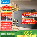 美的（Midea）200升减霜家用小冷柜冷藏冷冻转换冰柜一级能效母婴母乳小冰箱BD/BC-200KMF(E)家电国家补贴20%