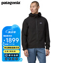 巴塔哥尼亚（Patagonia）男士抓绒衣连帽衫 R1保暖透气夹克抓绒衫 TechFace Hoody 83578 BLK M