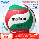 摩腾（molten）排球5号标准室内训练比赛用球PU材质V5M5000