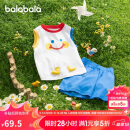 巴拉巴拉童装宝宝短袖套装男童速干T恤夏装儿童两件套2025潮208225119101