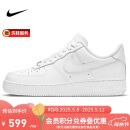 耐克NIKE缓震板鞋男空军一号AIR FORCE 1运动小白鞋CW2288-111白42