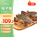 鱻谣 超大号梭子蟹2.6斤/5-6只整蟹 4-6两/只 冷冻吕四黄海海螃蟹新鲜 生鲜蟹类