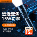 神火（SupFire）RX50手电筒强光变焦超长续航野外生存超亮军远射户外家骑行专用灯