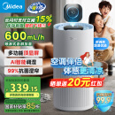 美的（Midea）【小蓝鲸600】无雾加湿器家用卧室落地式空气加湿净化小型工业商用雾化器母亲节礼物国家补贴2Y50