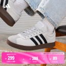 adidas T头鞋 VL COURT 2.0复古板鞋德训鞋男女阿迪达斯轻运动   灰色/黑色/银色   38