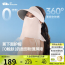 蕉下（beneunder）防晒帽遮阳帽女防晒面罩口罩磁吸面罩帽太阳帽子男面护帽AS721粉