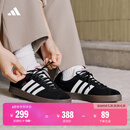 adidas「T头鞋」VL COURT复古休闲板板鞋德训鞋男女阿迪达斯轻运动   黑色/白色JS3004   42