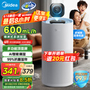 美的（Midea）【小蓝鲸600】无雾空气加湿器净化家用卧室落地式小型工业除菌雾化器女孩礼物国家补贴2Y50
