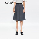MO&Co.【C+系列】裙裤中裤夏附腰带MBE2SOT030接触瞬间凉感 威尔斯格纹 S /160