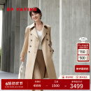 EP雅莹女装 经典中长款双排扣风衣外套春季商场同款7301A 卡其色 L