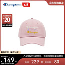 Champion美国冠军棒球帽男女 休闲运动简约潮流时尚鸭舌帽24FWA49 粉色 