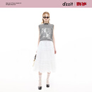 DZZIT【Little lulu联名系列】地素针织背心2025秋灰色上衣女3J3E2081F 深灰色 M