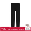 爱慕保暖裤女冬季加厚红加贴兜双层长裤亲肤暖绒AM738002 黑色400 L (170)