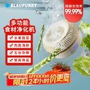 蓝宝BLAUPUNKT果蔬清洗机食材净化机无线便携式水果蔬菜家用食材净化机小型全自动清洗蔬菜去农残 白色