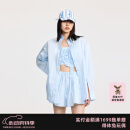 RE'VAN芮范2025夏季新品设计师款浪漫休闲蓝色短裙套装RL32403252 蓝色 M /38