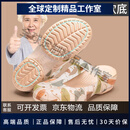Monster Guardians洞洞鞋女款防滑厚底凉鞋软底果冻沙滩鞋包头拖鞋夏季外穿 时尚巴黎印花升级基础防滑 35 标准码