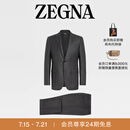 ZEGNA【礼物】杰尼亚男装深灰色Trofeo™羊毛西装套装 深灰色 54 (L/XL)