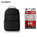 新秀丽（Samsonite）双肩包时尚商务电脑包通勤大容量背包黑色 15.6英寸 NX5*09001