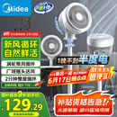 美的（Midea）【暴风循环】空气循环扇大风量摇头电风扇家用台式落地扇轻音卧室节能小风扇柔风轻羽扇 FGA24TQ