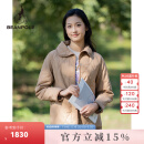 beanpole滨波秋冬女士休闲基础款美拉德米色菱格绗缝棉服 米色 160/84A S
