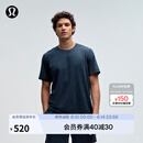 lululemon丨Soft Jersey 男士短袖针织衫芯吸 LM3ES3S 杂色经典海军蓝/杂色海军蓝 L