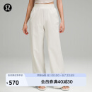 lululemon丨Stretch Woven 女士高腰阔腿裤 LW5FTCA 骨白 L