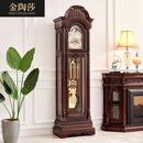 金陶莎新中式落地钟德国赫姆勒欧式复古大摆钟客厅机械钟表美式古典座钟 5007H-H-德国赫姆勒十二音机芯