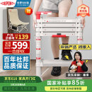 杜邦（DU PONT）【奈固小云梯】梯子家用人字伸缩梯折叠铝合金梯一合即收5步