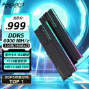 阿斯加特（Asgard）32GB(16Gx2)套 DDR5 6000 台式机内存条 RGB灯条-女武神·瓦尔基里Ⅱ代【C28】极夜黑