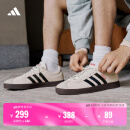 adidas T头鞋 VL COURT复古板鞋德训鞋男女阿迪达斯轻运动   灰色/黑色/红色   38