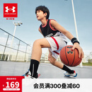 安德玛（Under Armour）儿童套装童装背心短裤夏季男童运动装21211955 黑色 160cm 