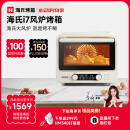 海氏（Hauswirt）i7风炉电烤箱家用专业烘焙多功能大容量空气炸锅一体机升级款 米白色 40L 酥烤&嫩烤双模式