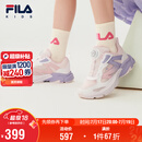 FILA斐乐童鞋儿童运动鞋2025夏季中大童男女太空舱透气跑步鞋
