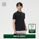 KOLON SPORT/可隆SECO空气POLO衫 男子户外吸湿速干防晒UPF50+抗菌T恤上衣 LHPT5AT885-BK 黑色 2XL 185/104A