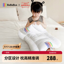 bebebus儿童枕头1-3岁婴儿枕头宝宝四季通用小学生专用成长枕 纯色
